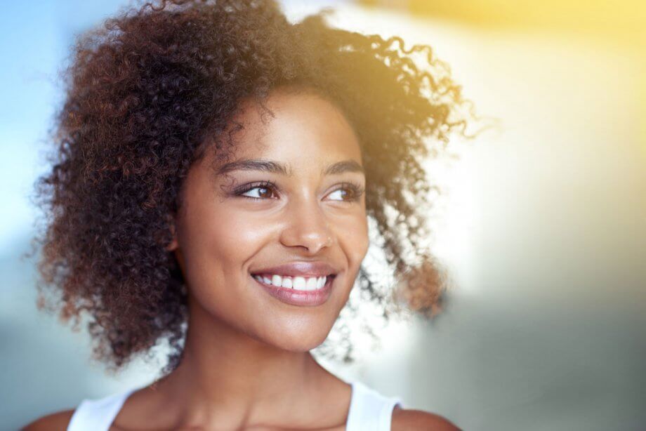 young smiling woman